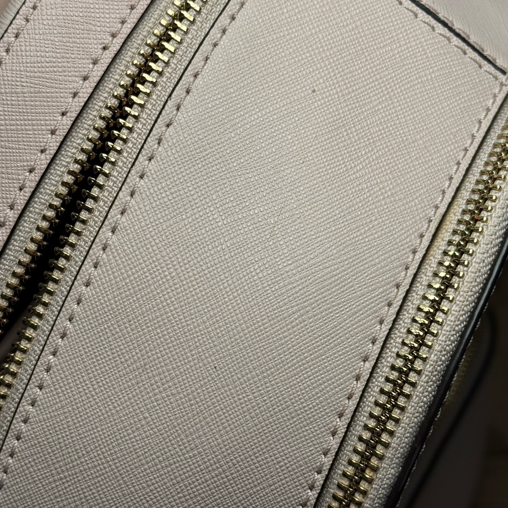 Michael Kors Rhea Zip Blush Perforated Logo Backpack - Picture 12 of 12